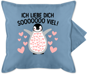 Ich Liebe Dich Soooo Viel Mit Pinguin Shirts Mehr Shirtracer